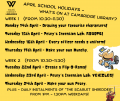 April School Holidays at Cambridge Library!