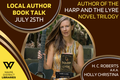Local author talk with H.C. Roberts a.k.a. Holly Christina 