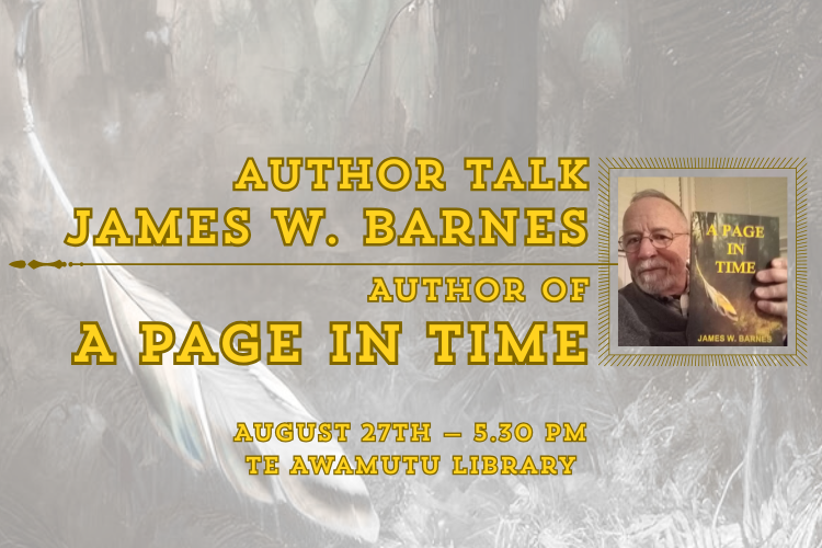 Local author talk with James W. Barnes