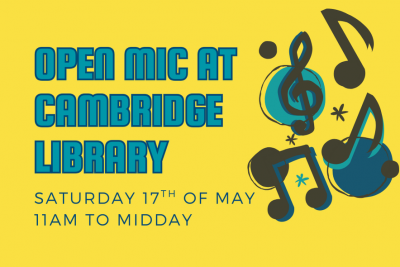 Music Month: Open microphone at Cambridge Library