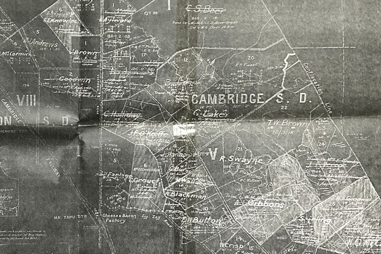 Fencourt Settlement Map 1900