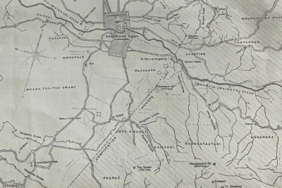 Historical Map of Cambridge & the Central Waikato