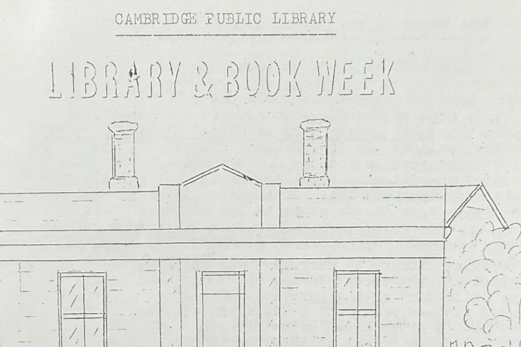 Cambridge Public Library Library & Book Week 1969