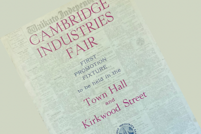 Cambridge Industries Fair Promotion