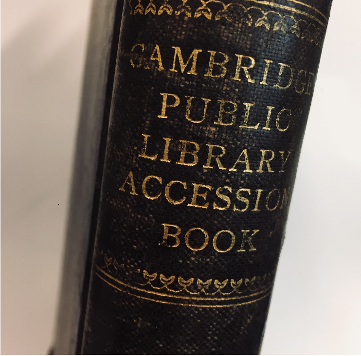 Cambridge Public Library Accession Book